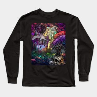 Fantasy creatures and magic forest Long Sleeve T-Shirt